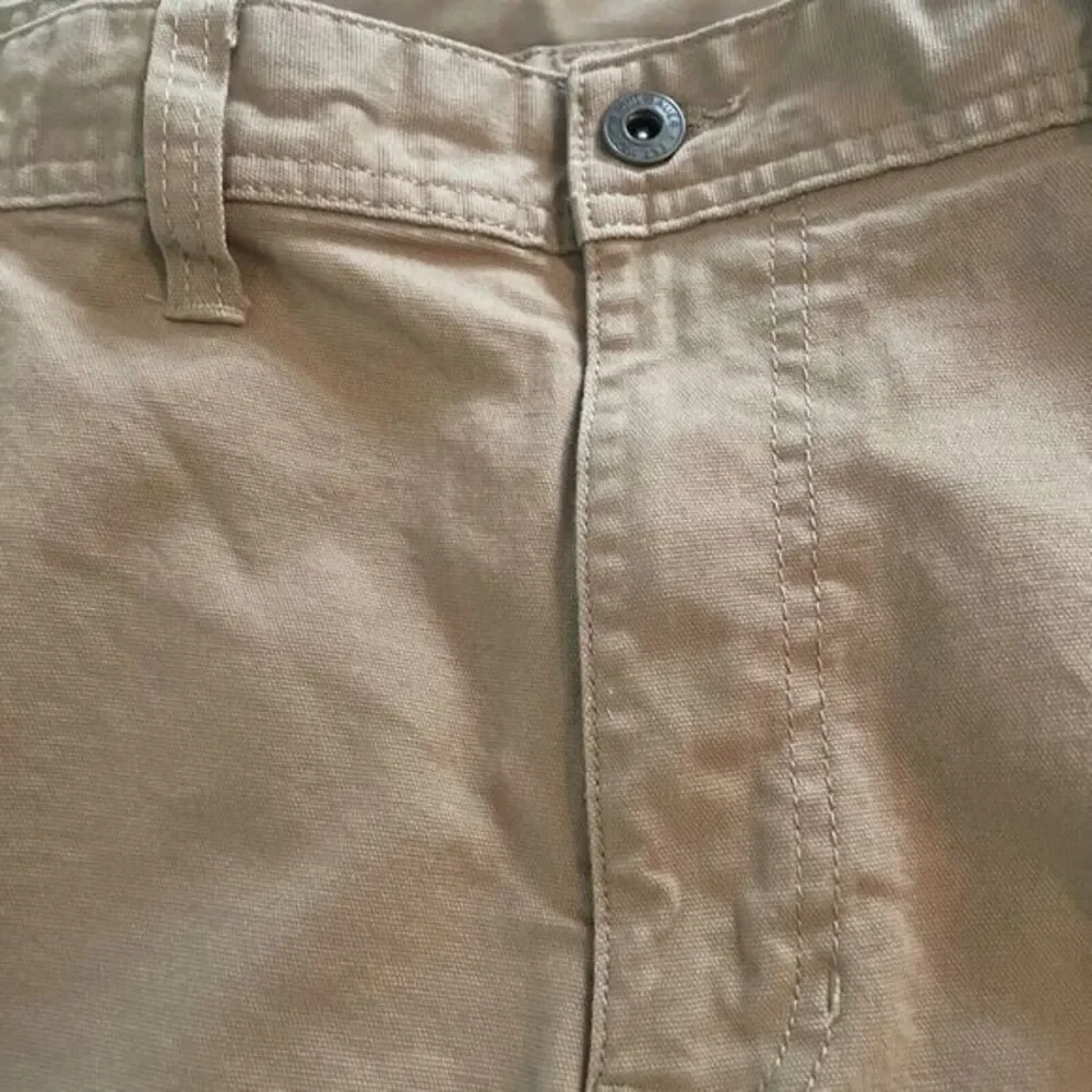 Eddie Bauer Men's Canvas Stretch‎ Utility Pants Tan 38Wx32L classic fit